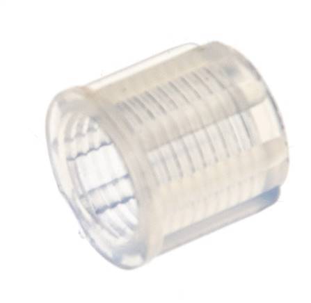 6x4mm (M10x1) PFA Union Nut Knurled [2 Pieces]