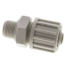 16x10mm & G3/8'' PP Straight Compression Fitting with Male Threads 10 bar PVC and PA