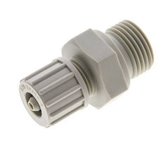 10x4mm & G1/2'' PP Straight Compression Fitting with Male Threads 10 bar PVC and PA
