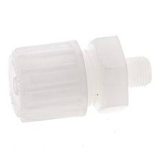 16x10mm & G1/4'' PVDF Straight Compression Fitting with Male Threads 10 bar PVC and PA