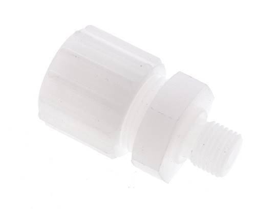 15x9mm & G1/4'' PVDF Straight Compression Fitting with Male Threads 10 bar PVC and PA