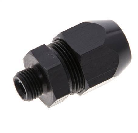 12x6mm & G1/8'' Aluminum Straight Compression Fitting with Male Threads 10 bar PVC and PA [2 Pieces]