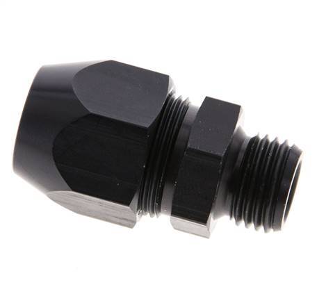 12x6mm & G1/4'' Aluminum Straight Compression Fitting with Male Threads 10 bar PVC and PA [2 Pieces]
