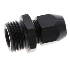 12x6mm & G1/2'' Aluminum Straight Compression Fitting with Male Threads 10 bar PVC and PA [2 Pieces]