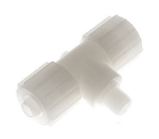 15x9mm & G1/4'' PVDF T-Shape Tee Compression Fitting with Male Threads 10 bar PVC and PA