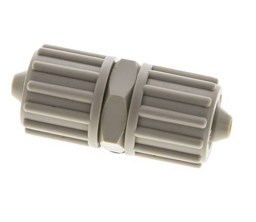 12x6mm PP Straight Compression Fitting 10 bar PVC and PA