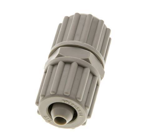 12x6mm PP Straight Compression Fitting 10 bar PVC and PA