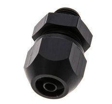 7x4mm & G1/8'' Aluminum Straight Compression Fitting with Male Threads 10 bar PVC and PA