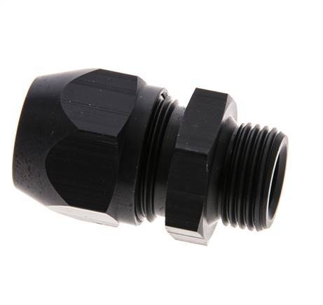 12x9mm & G3/8'' Aluminum Straight Compression Fitting with Male Threads 10 bar PVC and PA