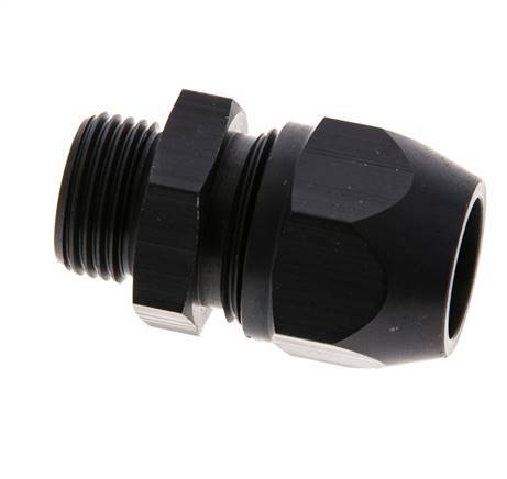 12x9mm & G3/8'' Aluminum Straight Compression Fitting with Male Threads 10 bar PVC and PA
