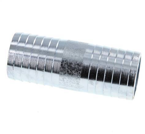 38 mm (1-1/2'') zink plated Steel Hose Connector