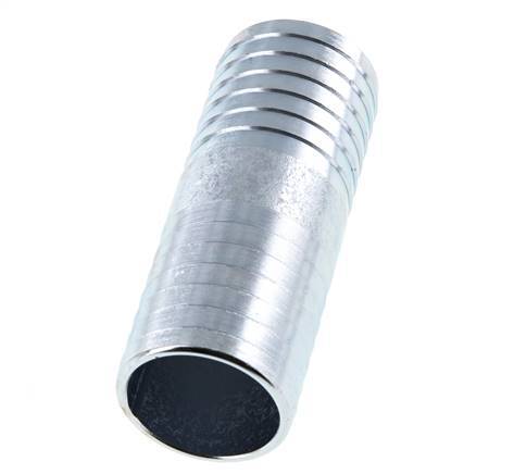 38 mm (1-1/2'') zink plated Steel Hose Connector