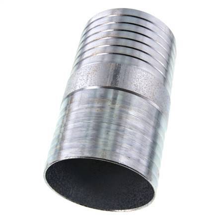 100 mm (4'') zink plated Steel Hose Connector