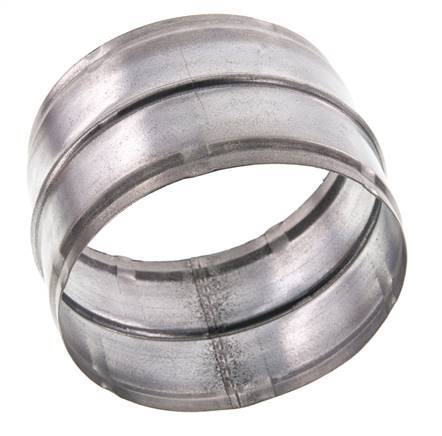 125 mm (5'') zink plated Steel Hose Connector