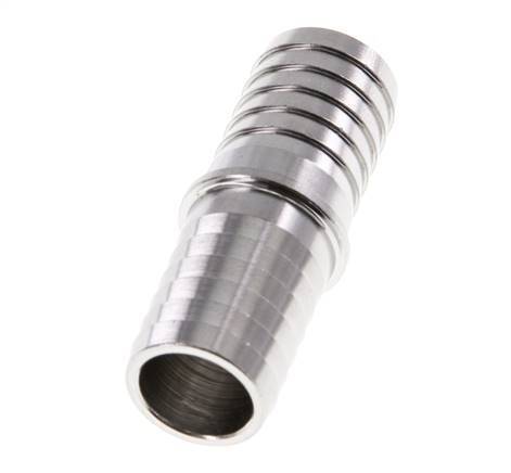 13 mm (1/2'') Stainless Steel 1.4301 Hose Connector 40mm