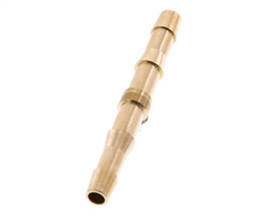 6 mm (1/4'') Brass Hose Connector DIN EN 560 [5 Pieces]