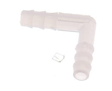 6 mm (1/4'') PVDF Elbow Hose Connector [2 Pieces]