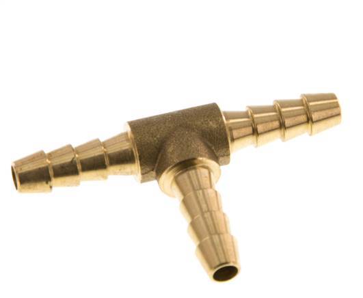 6 mm (1/4'') Brass Tee Hose Connector [2 Pieces]