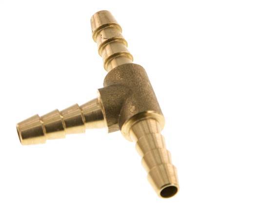 6 mm (1/4'') Brass Tee Hose Connector [2 Pieces]