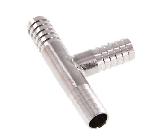 9 mm (3/8'') Stainless Steel 1.4301 Tee Hose Connector