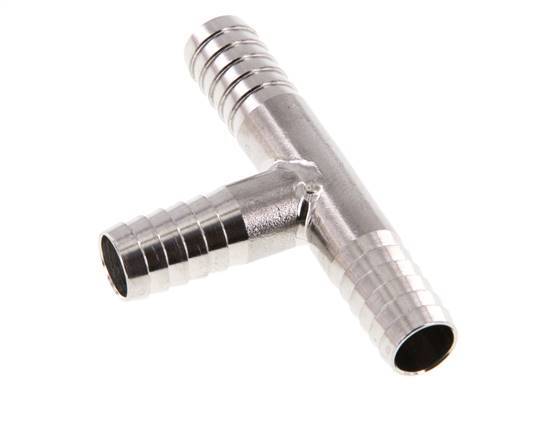 9 mm (3/8'') Stainless Steel 1.4301 Tee Hose Connector