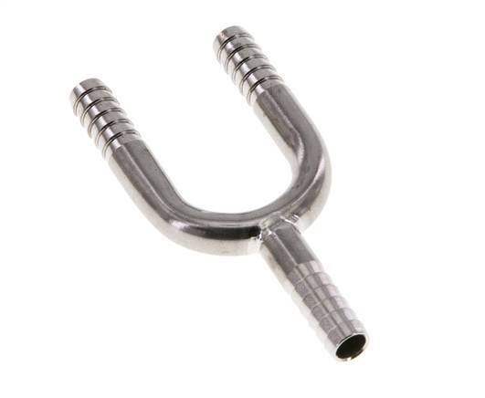 6 mm (1/4'') Stainless Steel 1.4301 Y Hose Connector
