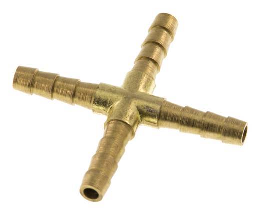 5 mm Brass Cross Hose Connector [2 Pieces]