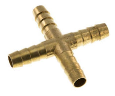 9 mm (3/8'') Brass Cross Hose Connector [2 Pieces]
