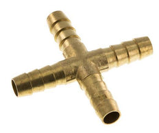 9 mm (3/8'') Brass Cross Hose Connector [2 Pieces]