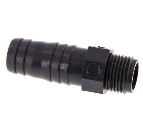 20 mm & G1/2'' PVC-U Hose Barb Male 70mm EN 1452-3 [5 Pieces]