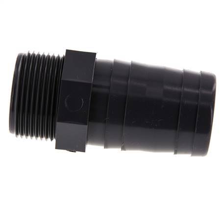 40 mm & G1-1/4'' PVC-U Hose Barb Male 92mm EN 1452-3 [2 Pieces]