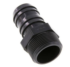 40 mm & G1-1/2'' PVC-U Hose Barb Male 89mm EN 1452-3