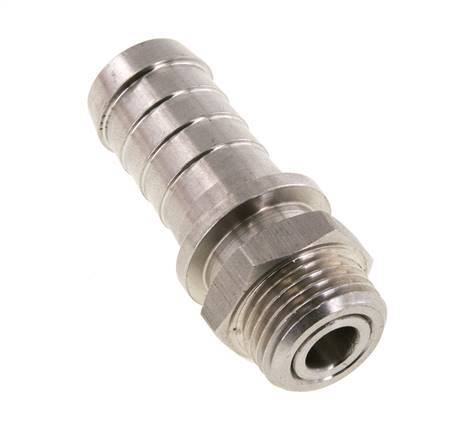 19 mm (3/4'') & R1/2'' Stainless Steel 1.4301 Hose Barb Male FKM Rotatable