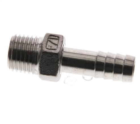 9 mm (3/8'') & 1/4''NPT Stainless Steel 1.4408 Hose Barb Male [2 Pieces]