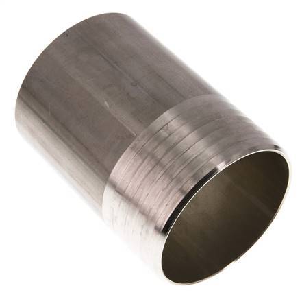 90 mm (3-1/2'') & 88.9 mm (3'') Stainless Steel 1.4571 Hose Barb Welding End 120mm