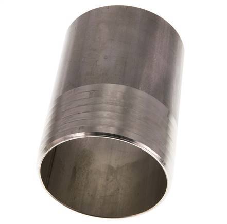 90 mm (3-1/2'') & 88.9 mm (3'') Stainless Steel 1.4571 Hose Barb Welding End 120mm
