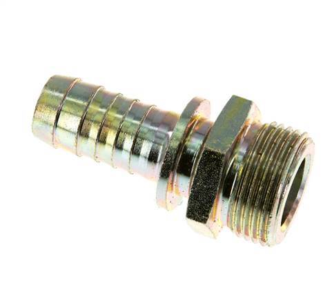 19 mm (3/4'') & G1'' zink plated Steel Hose Barb Male Safety collars