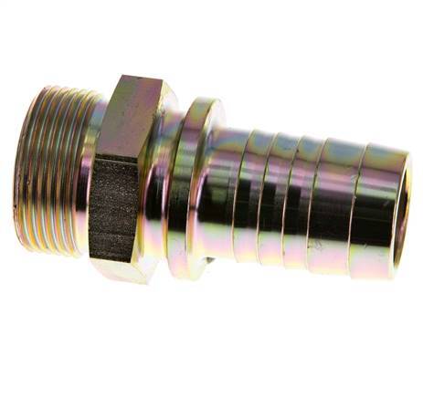 32 mm (1-1/4'') & G1-1/4'' zink plated Steel Hose Barb Male Safety collars