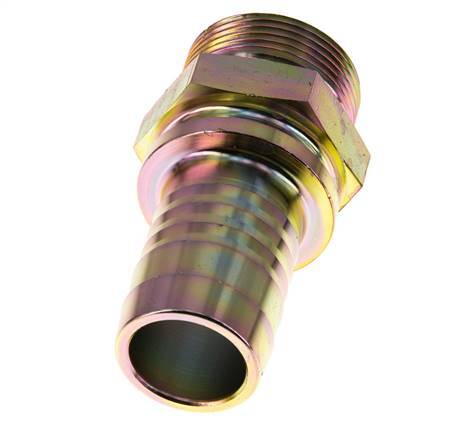 32 mm (1-1/4'') & G1-1/4'' zink plated Steel Hose Barb Male Safety collars