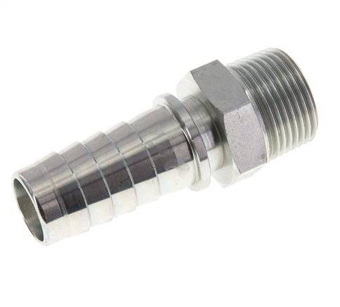 25x40 mm & R1'' zink plated Steel Hose Pillar with Male Threads DIN EN 14423