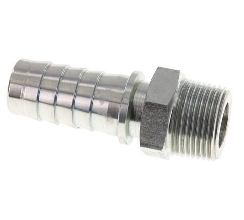 25x40 mm & R1'' zink plated Steel Hose Pillar with Male Threads DIN EN 14423