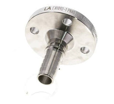 25x40 mm Stainless Steel 1.4401 Hose Pillar with Flange PN 10/16/25/40 DIN EN 14423 / DIN 2826