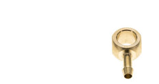 6 mm (1/4'') & G1/4'' Brass Banjo Fitting with Hose Barb [2 Pieces]