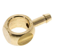 6 mm (1/4'') & G3/8'' Brass Banjo Fitting with Hose Barb