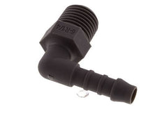 6 mm (1/4'') & R1/4'' PA 6 Elbow Hose Barb with Male Threads [10 Pieces]