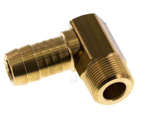19 mm (3/4'') & M24x1.5 (taper) Brass Elbow Hose Barb with Male Threads