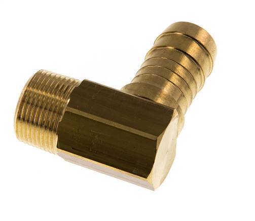 19 mm (3/4'') & M24x1.5 (taper) Brass Elbow Hose Barb with Male Threads