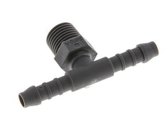 6 mm (1/4'') & R1/4'' PA 6 Tee Hose Barb with Male Threads [10 Pieces]