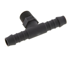 9 mm (3/8'') & R1/4'' PA 6 Tee Hose Barb with Male Threads [10 Pieces]