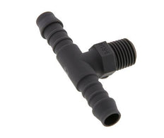 9 mm (3/8'') & R1/4'' PA 6 Tee Hose Barb with Male Threads [10 Pieces]